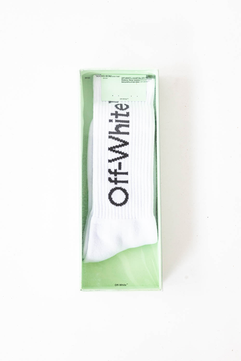 Off-White Bookish logo-intarsia tye dye socks Red