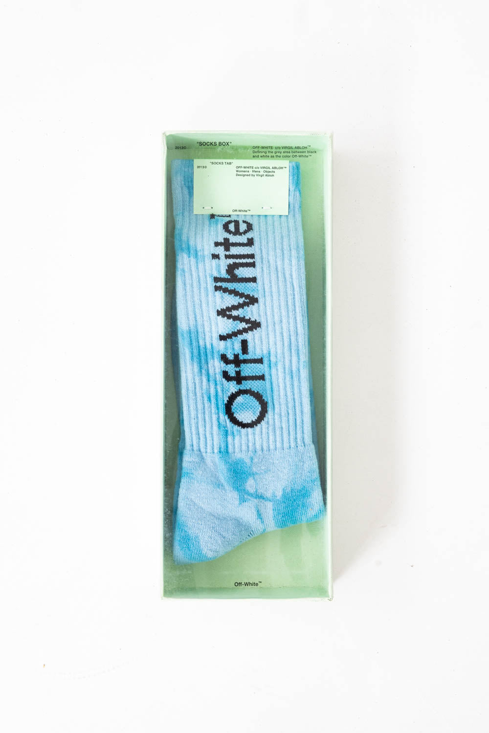 Off-White Bookish logo-intarsia tye dye socks Red