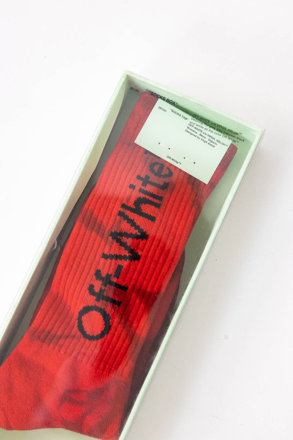 Off-White Bookish logo-intarsia tye dye socks Dark Green