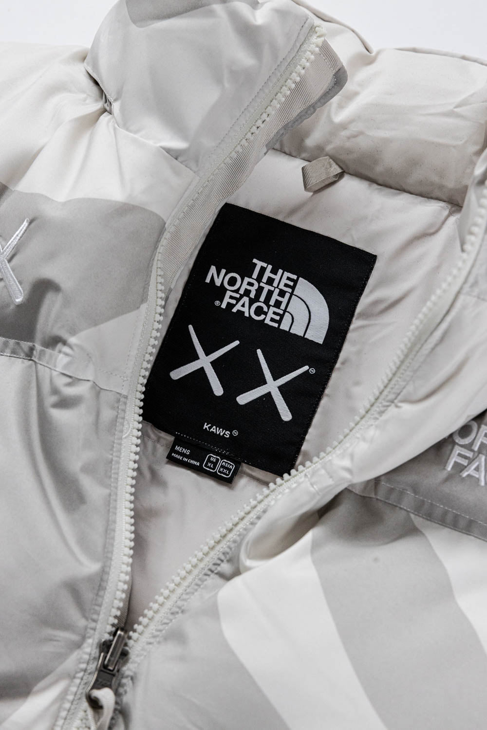 KAWS x The North Face Retro 1996 Nuptse Jacket White