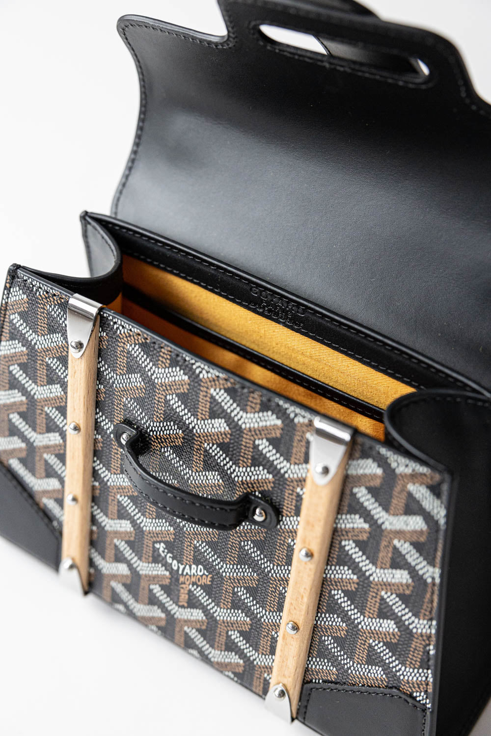 Goyard Saigon Structure Mini Bag Black