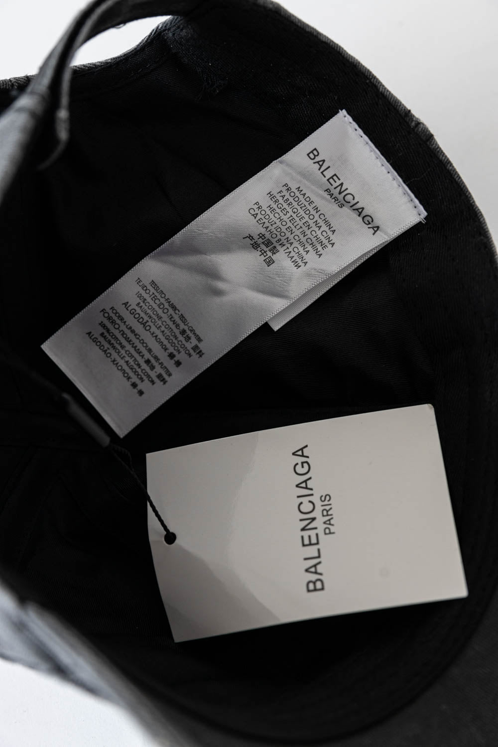 Balenciaga Hat Mezclilla Con Logo Bordado