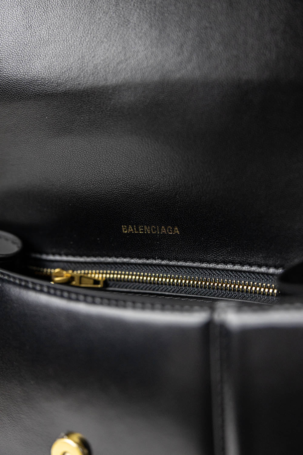 Balenciaga Hourglass Small Handbag Box Black