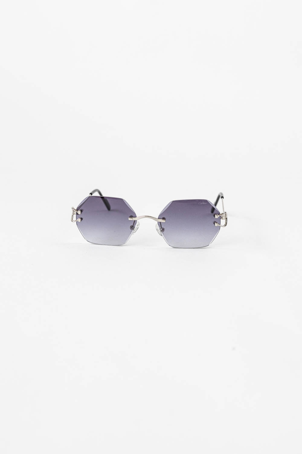 SIGNATURE C DE CARTIER SUNGLASSES / Smog - Silver