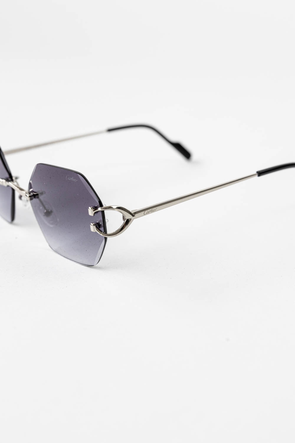 SIGNATURE C DE CARTIER SUNGLASSES / Smog - Silver