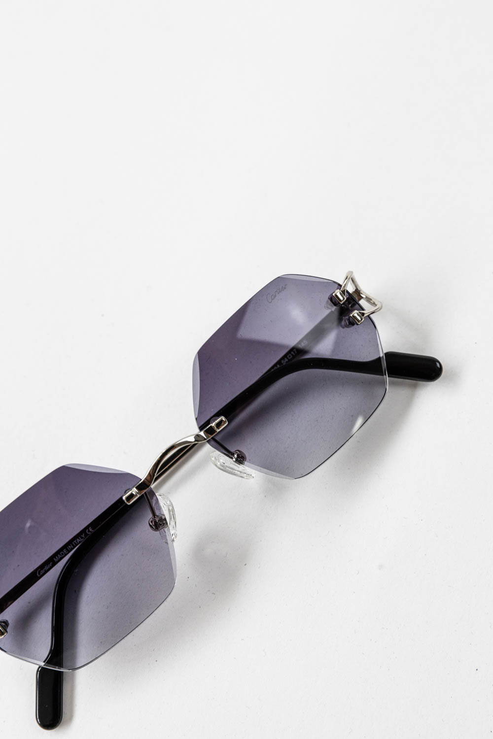 SIGNATURE C DE CARTIER SUNGLASSES / Smog - Silver