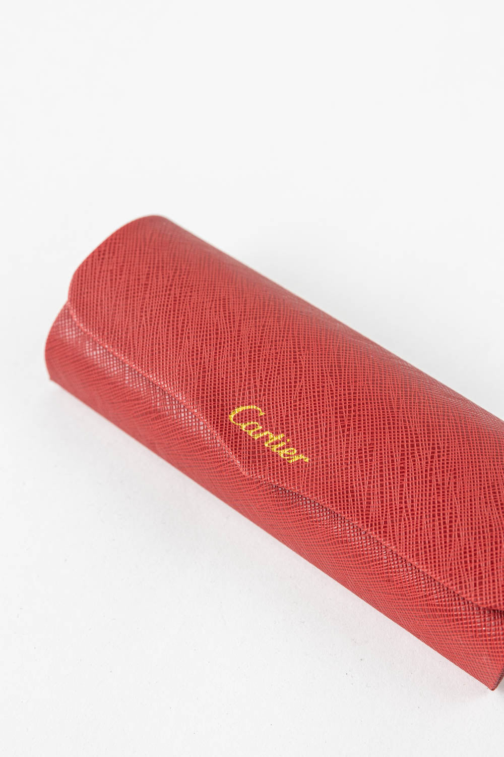 Cartier Light Wood Glasses Crystal Black/Gold