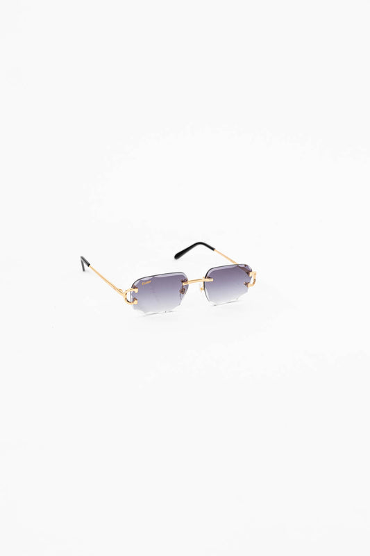 SIGNATURE C DE CARTIER SUNGLASSES / Navy - Gold