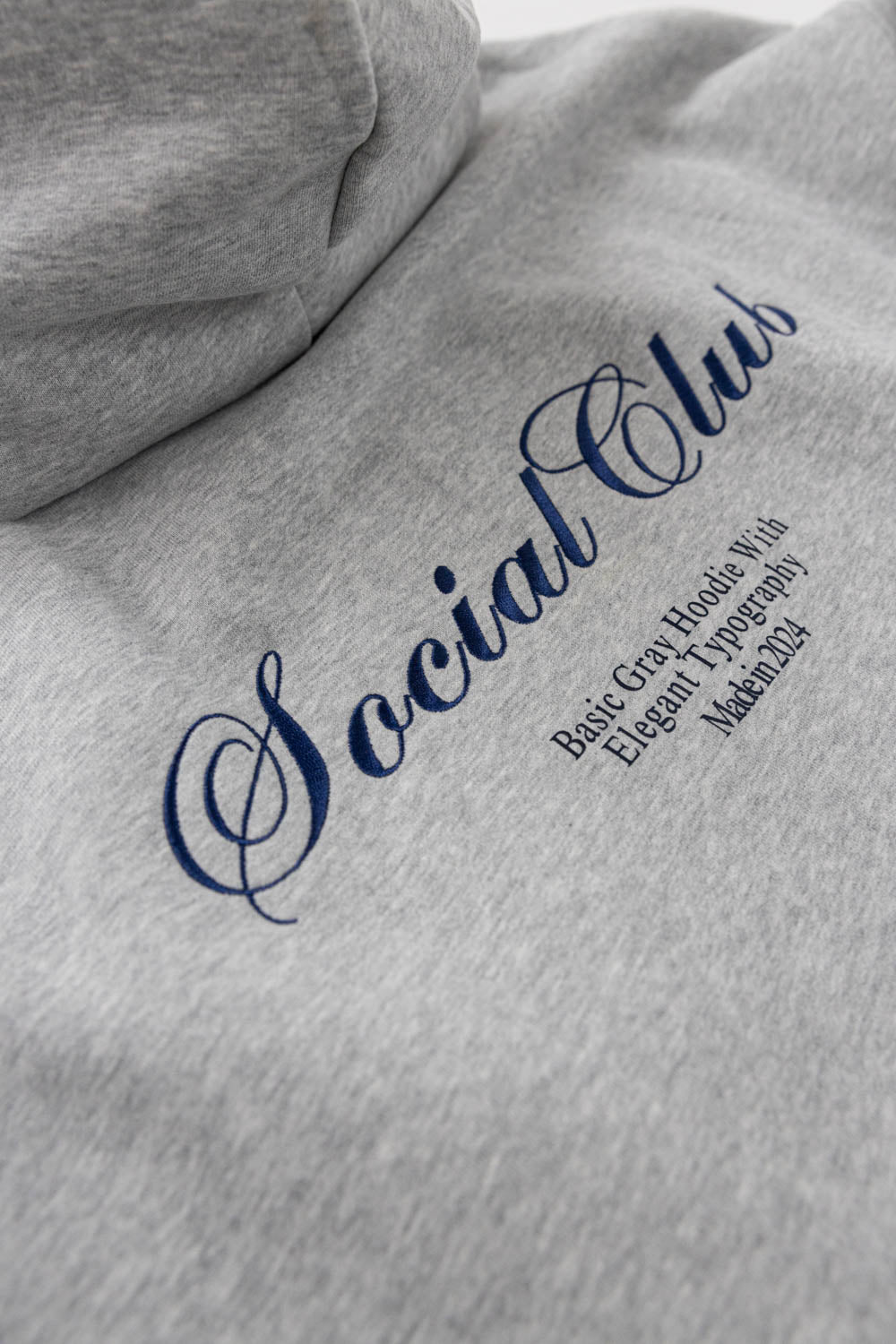 Social Studio Winter SS24 Hoodie Grey