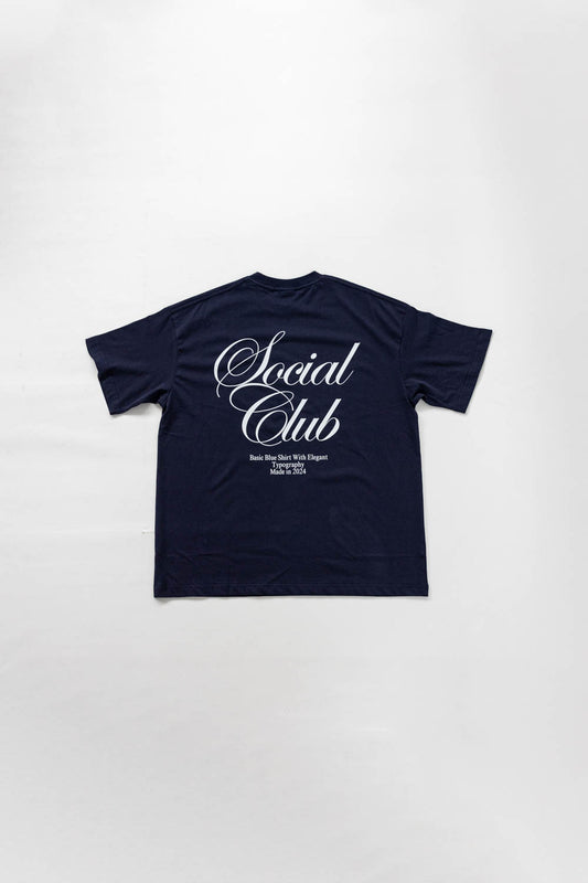 Social Studio Winter SS24 Tshirt Navy Blue