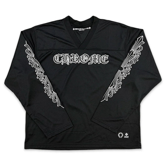 Chrome Hearts Sports Mesh Warm Up Jersey Black