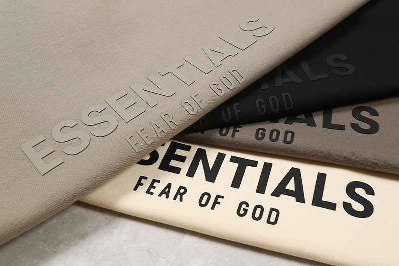 Fear of God Essentials Hoodie Pull-Over Crewneck (SS21) 'Moss/Goat'