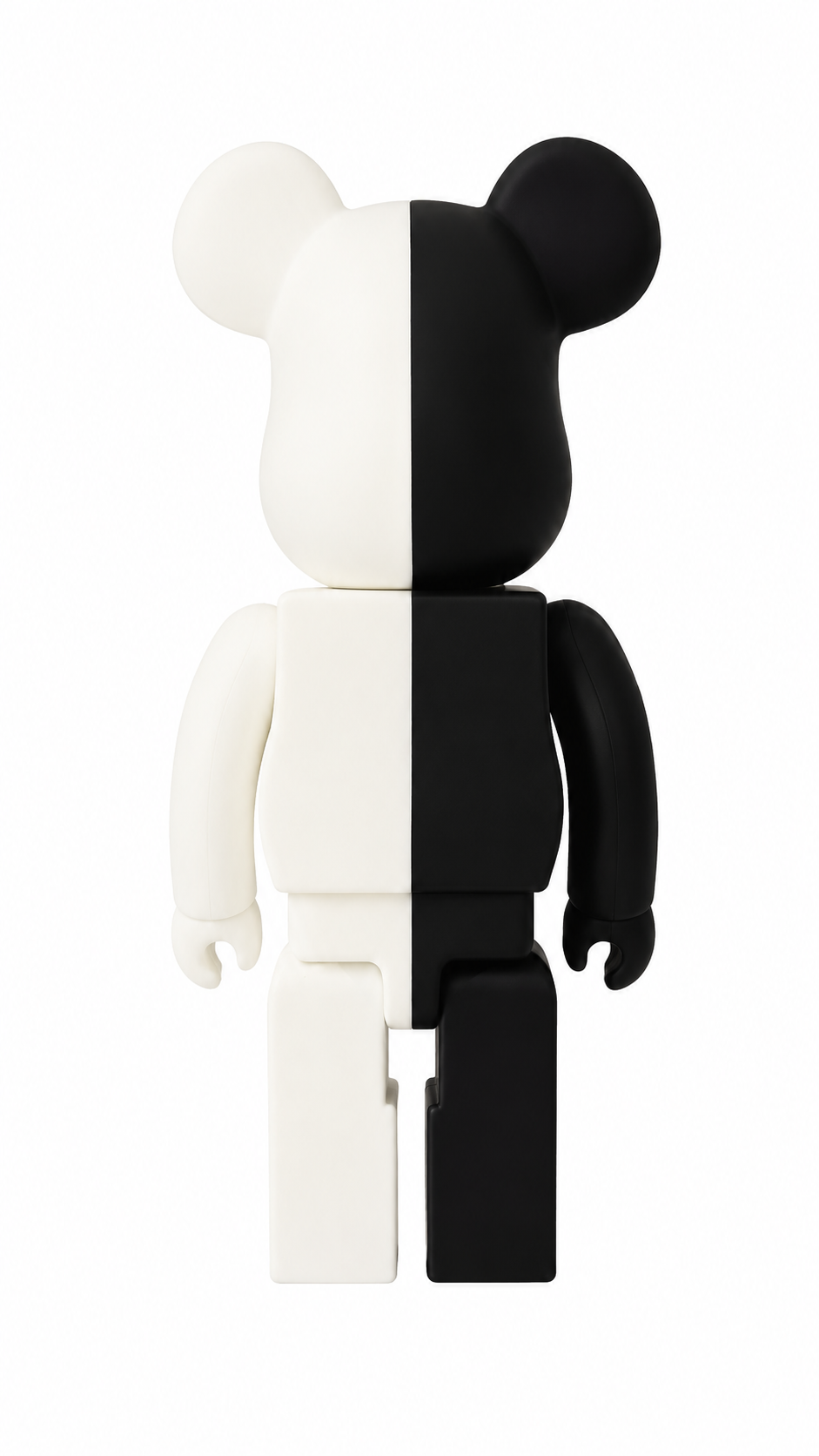 Bearbrick Skeleton Half B&W
