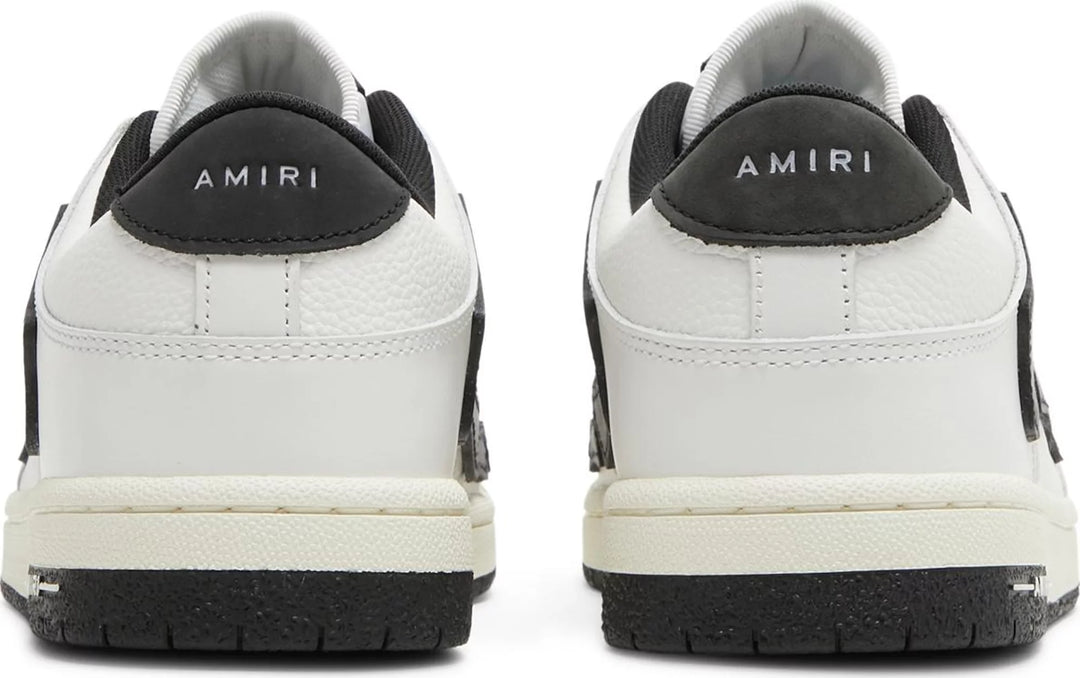 Amiri Skel Top Low 'White Black'