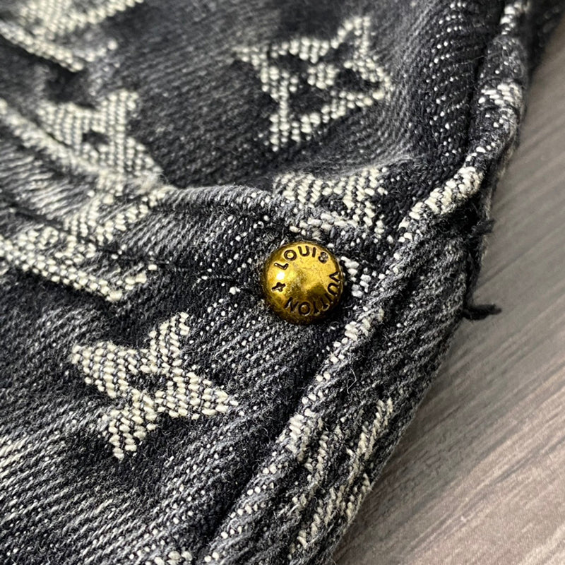 LOUIS VUITTON BAGGY DENIM MONOGRAM PANTS