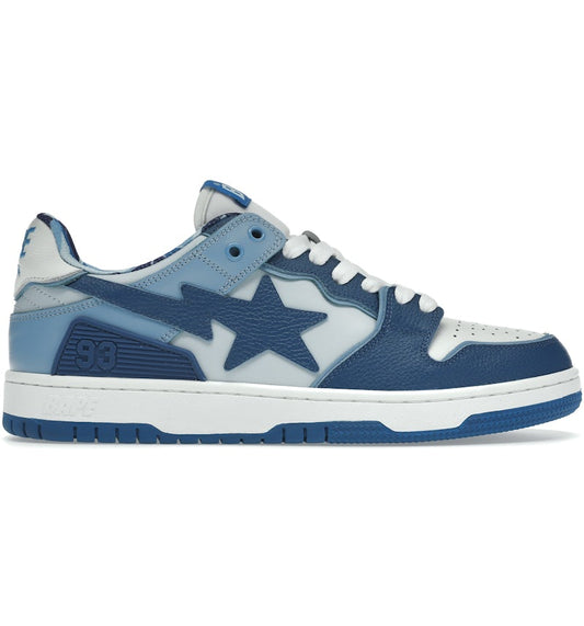 A Bathing Ape Bape SK8 Sta ABC Camo Blue