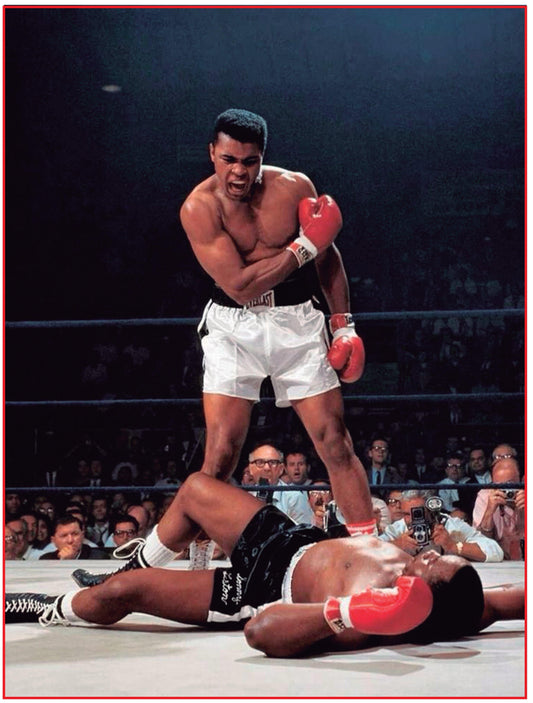 Ali 'The Fight of the Century' Artwork Print Wall Art Pictures for Living Room Cuadros Decor