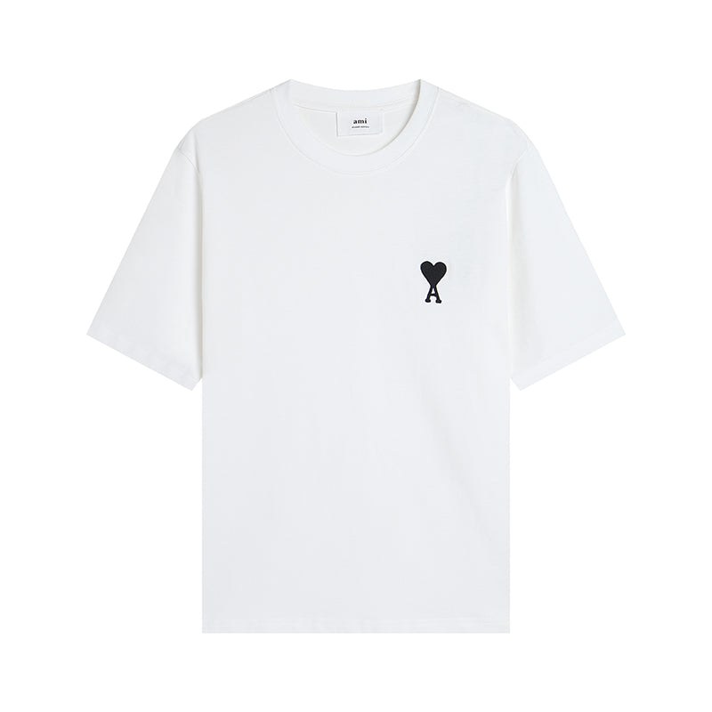 AMI Paris Ami de Coeur T Shirt White