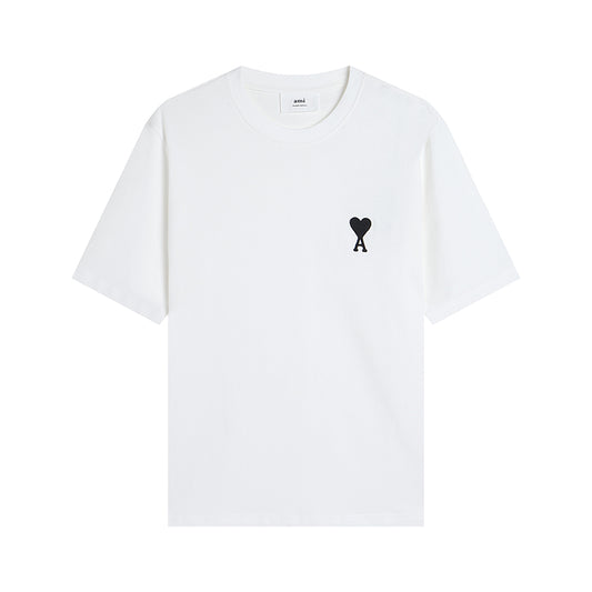 AMI Paris Ami de Coeur T Shirt White
