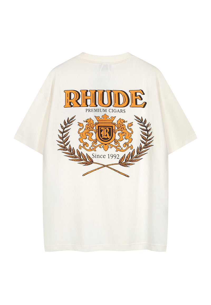 RHUDE Cresta Cigar T-Shirt White