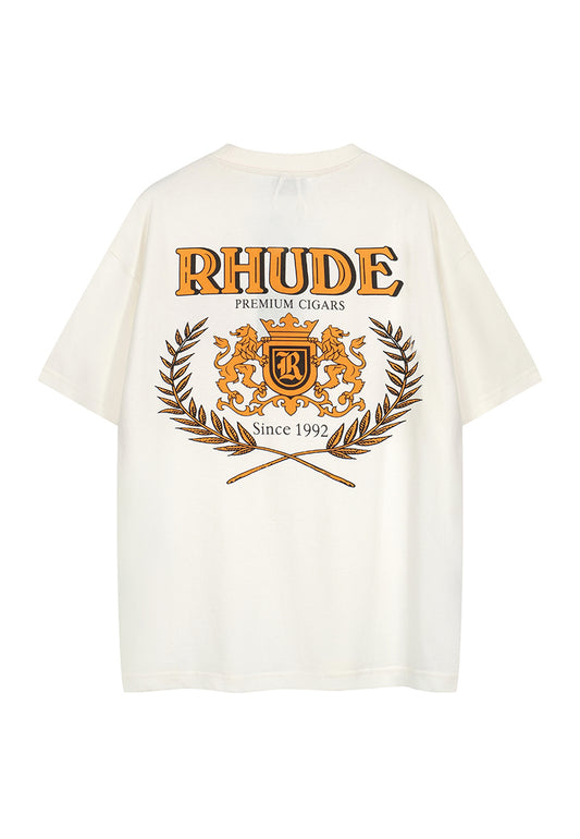 RHUDE Cresta Cigar T-Shirt White