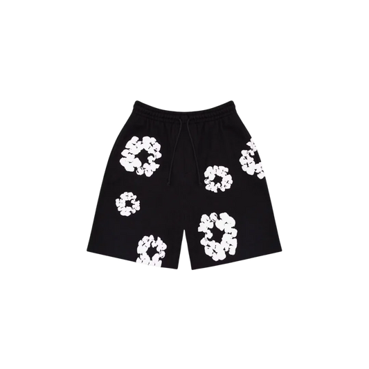 Denim Tears The Cotton Wreath Shorts Black