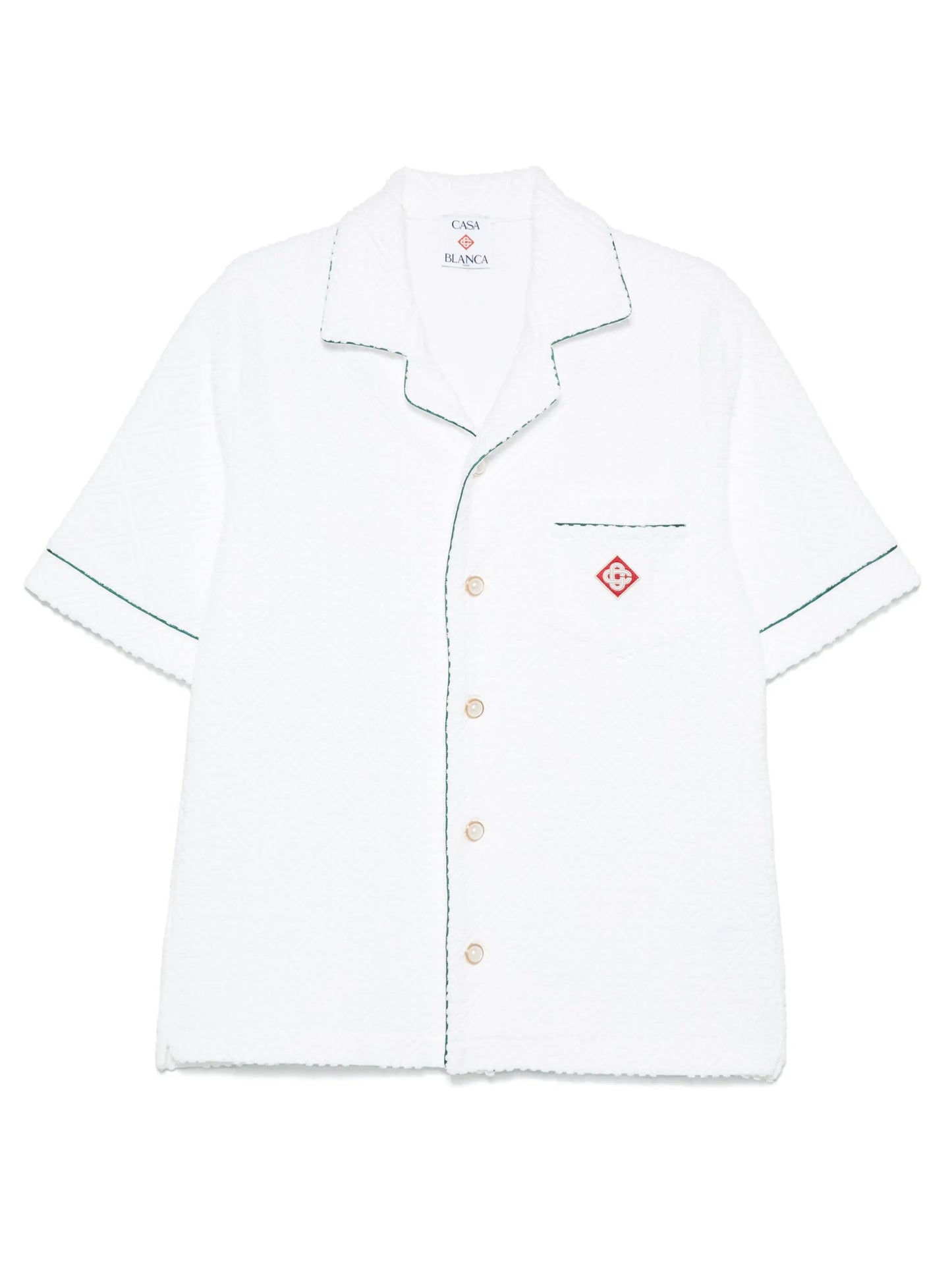 CASABLANCA Monogram Towelling shirt