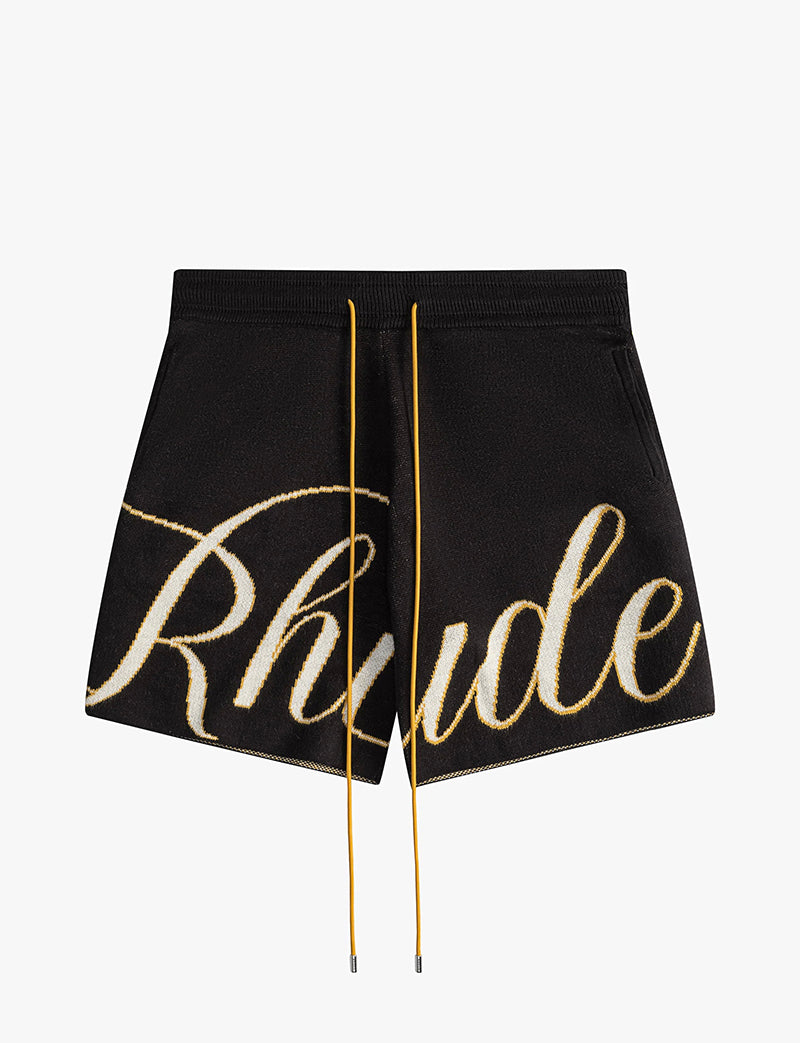 RHUDE Script Logo Swim Short