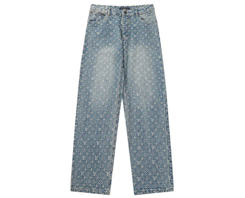 Louis Vuitton Monogram Denim Jeans Pants