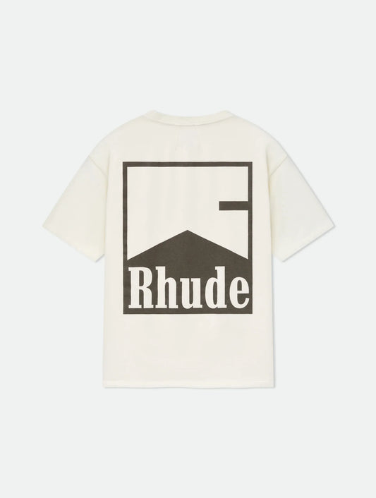RHUDE Chevron T-Shirt White
