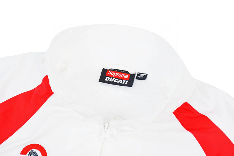 Supreme Ducati Track Jacket Light Grey