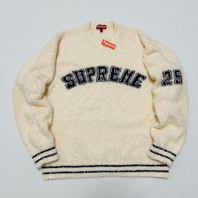 Supreme Textured Arc Sweater Cream