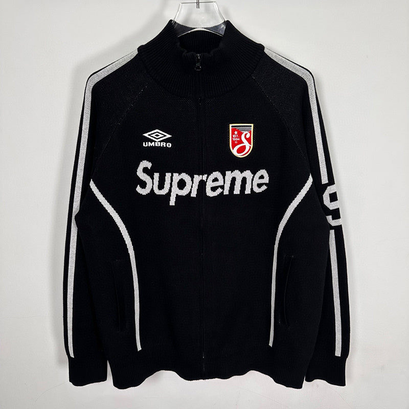 Supreme Umbro Zip Up Sweater Black