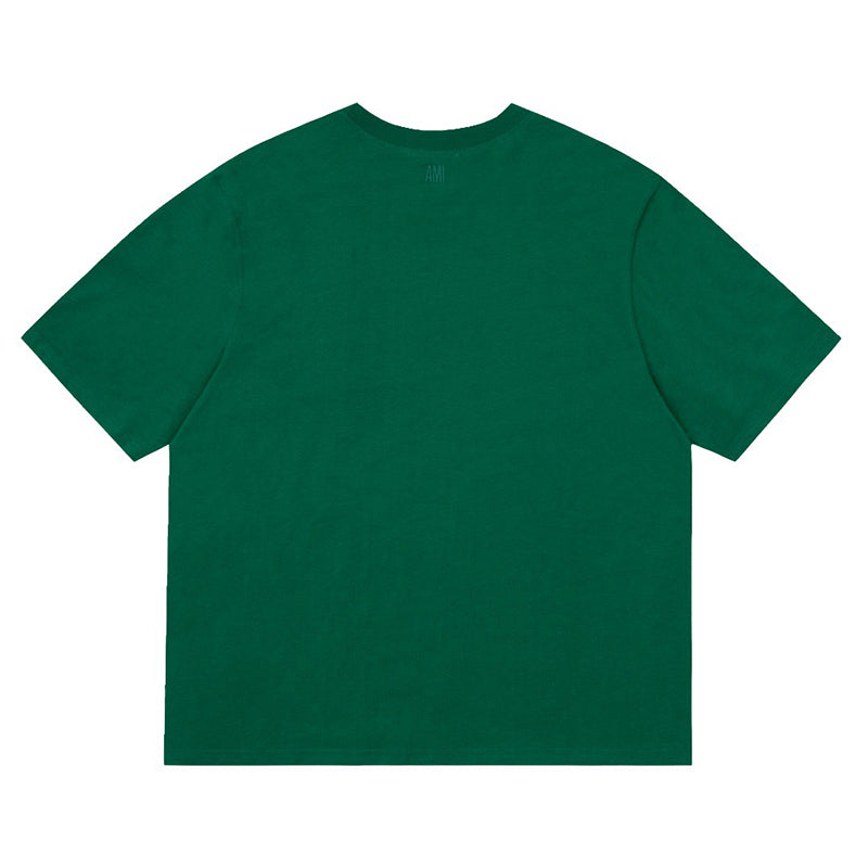 AMI PARIS SSENSE Exclusive Ami de Cœur T-Shirt Green