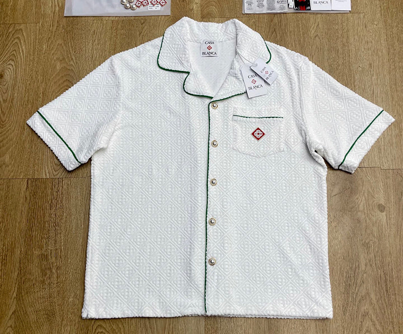 CASABLANCA Monogram Towelling shirt