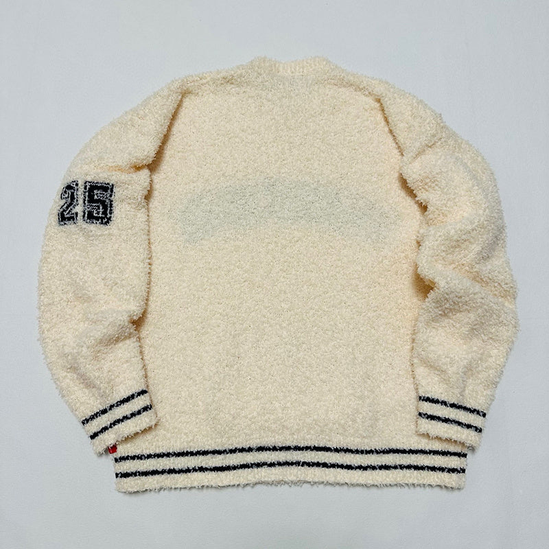 Supreme Textured Arc Sweater Cream