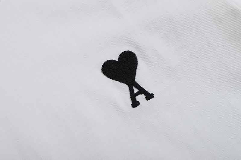 AMI Paris Ami de Coeur T Shirt White