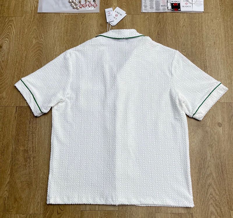 CASABLANCA Monogram Towelling shirt