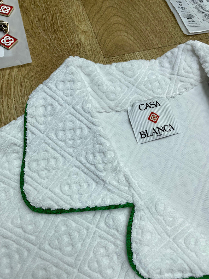CASABLANCA Monogram Towelling shirt