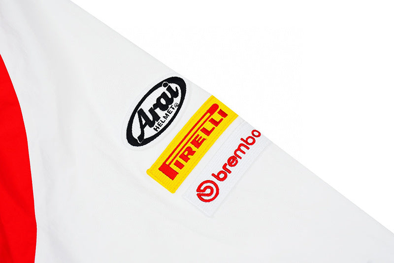 Supreme Ducati Track Jacket Light Grey