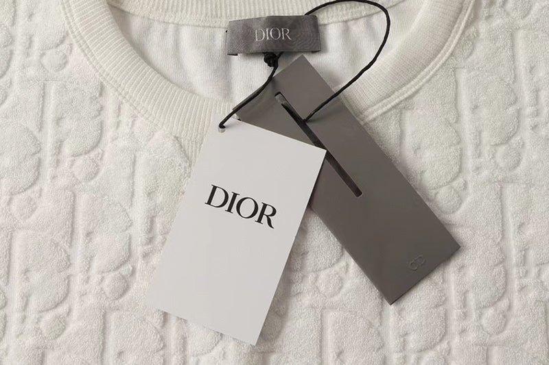 DIOR Oversized Oblique T-Shirt White