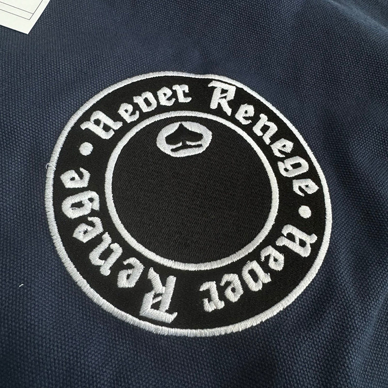 Denim Tears x Stussy Never Renege Canvas Work Jacket Navy/Black