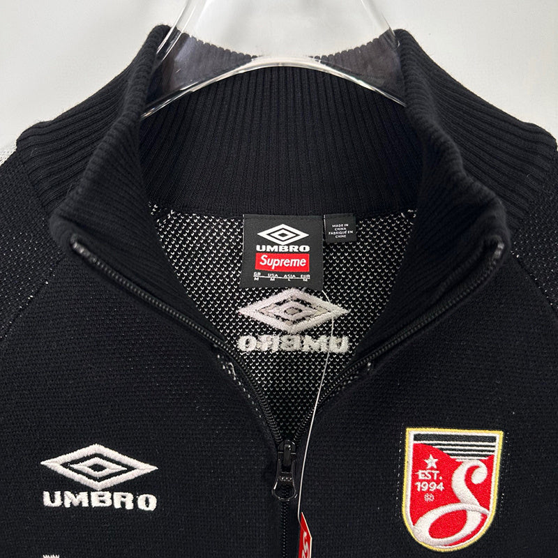 Supreme Umbro Zip Up Sweater Black