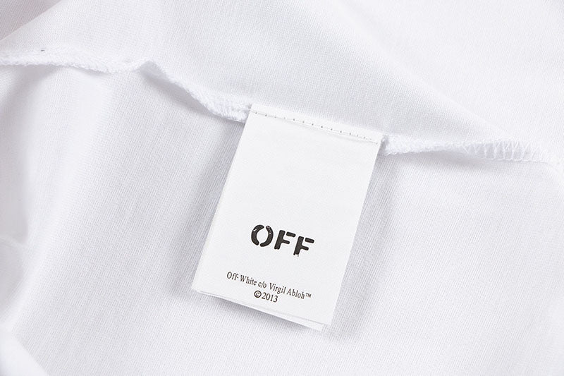 OFF-WHITE Back Embroidery T-shirt White