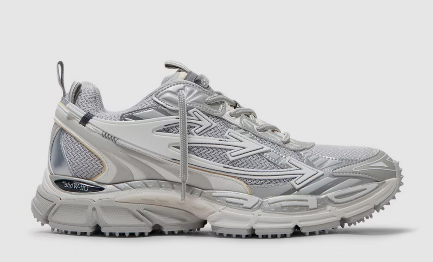 Off White - Ow Be Right Back Sneakers Grey Silver