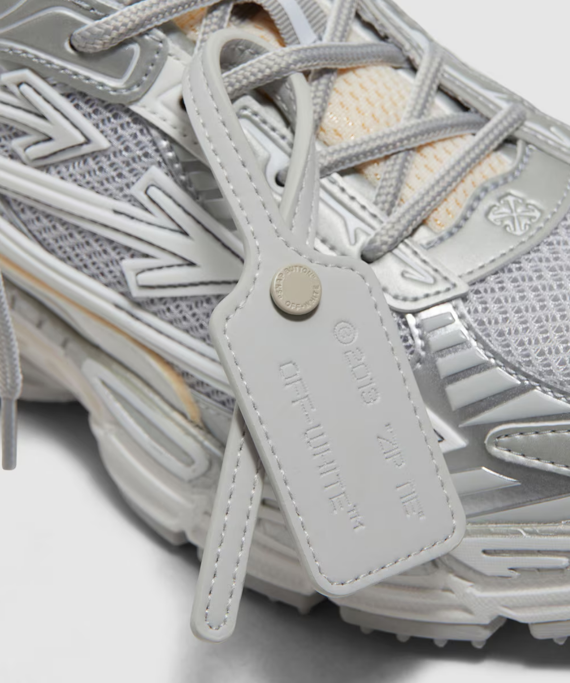 Off White - Ow Be Right Back Sneakers Grey Silver
