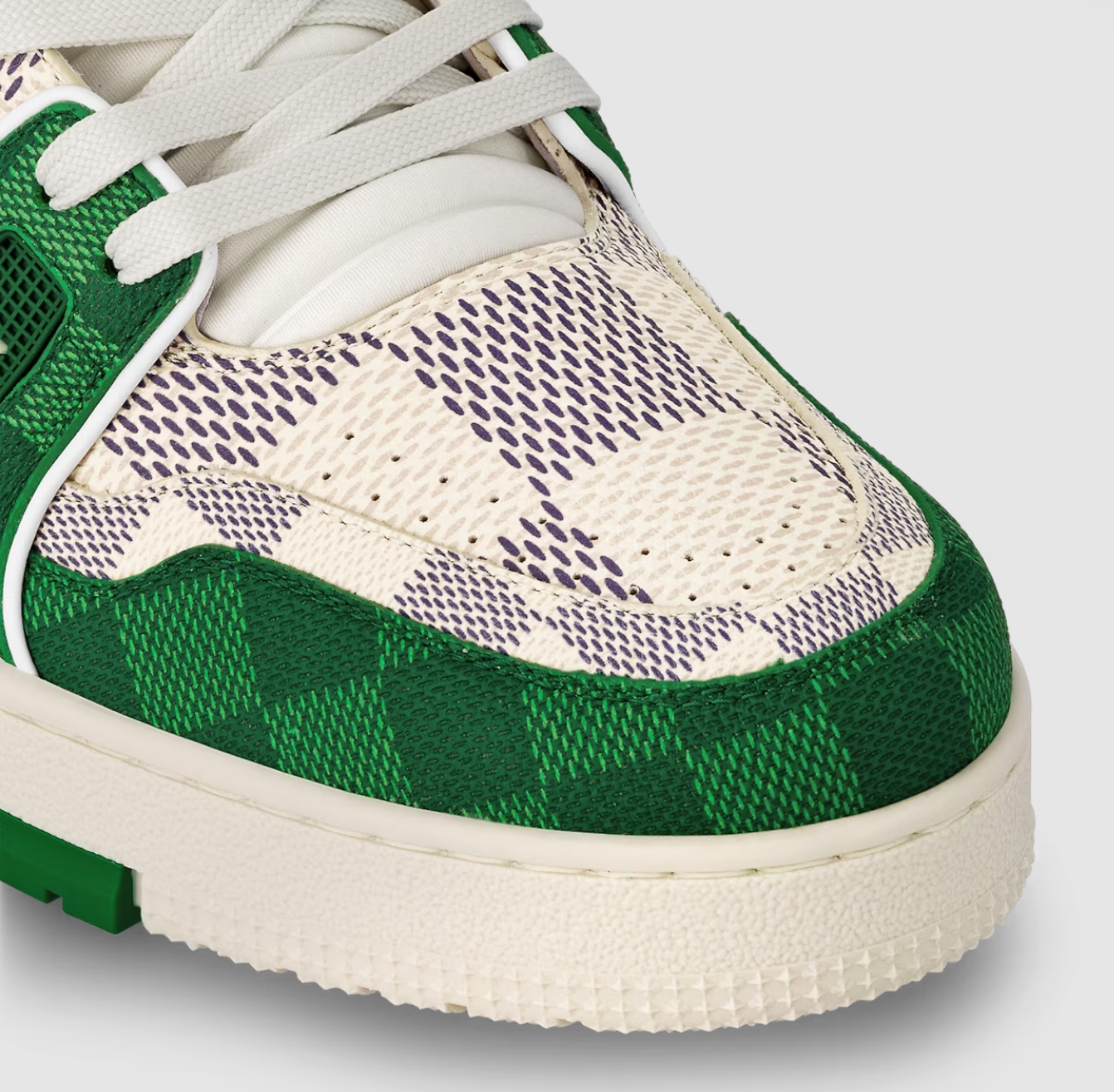 Louis Vuitton LV Trainer Damier White Green