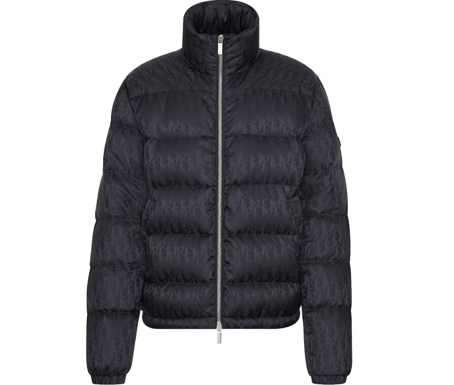 Dior Oblique Down Jacket Black Nylon Jacquard