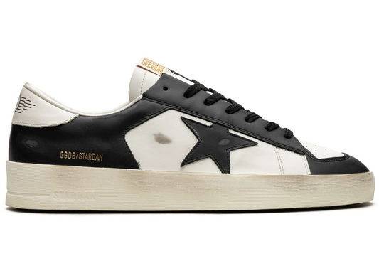Golden Goose Stardan for men in white and black leather