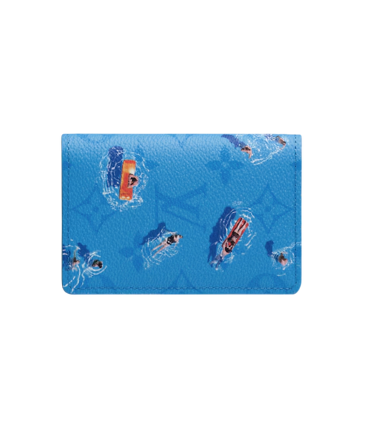 Louis Vuitton Slender Wallet Blue Lagoon